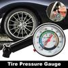 High Precision Analog Tire Pressure Gauge - Professional Automotive Tyre Deflation Detector with Pointer for Car/Motorcycle/Bike