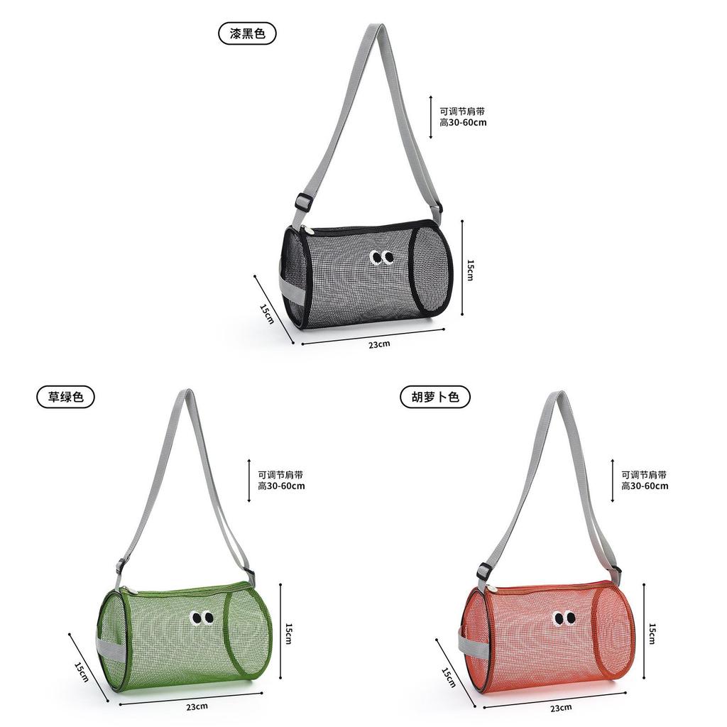 Travel Cosmetic Bag With Breathable Mesh And Polyester Material For Makeup And Toiletry Storage