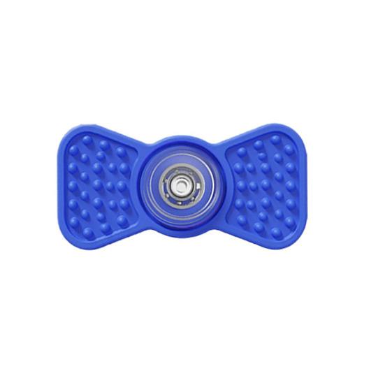 6Pcs/Set Silicone Fidget Spinner Stress Relief Textured Spinner Sensory Toy Quiet Home Office Worker Decompression Fingertip Spinning Toy