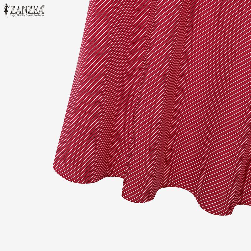 ZANZEA Damskie topy bez rękawów i długie spódnice Casualowe dwuczęściowe zestawy