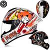ORZ-S802-Full Face Motorcycle Helmet Single Lens ABS Shell DOT Certified Shockproof Windproof Unisex Adult Street Motorbike