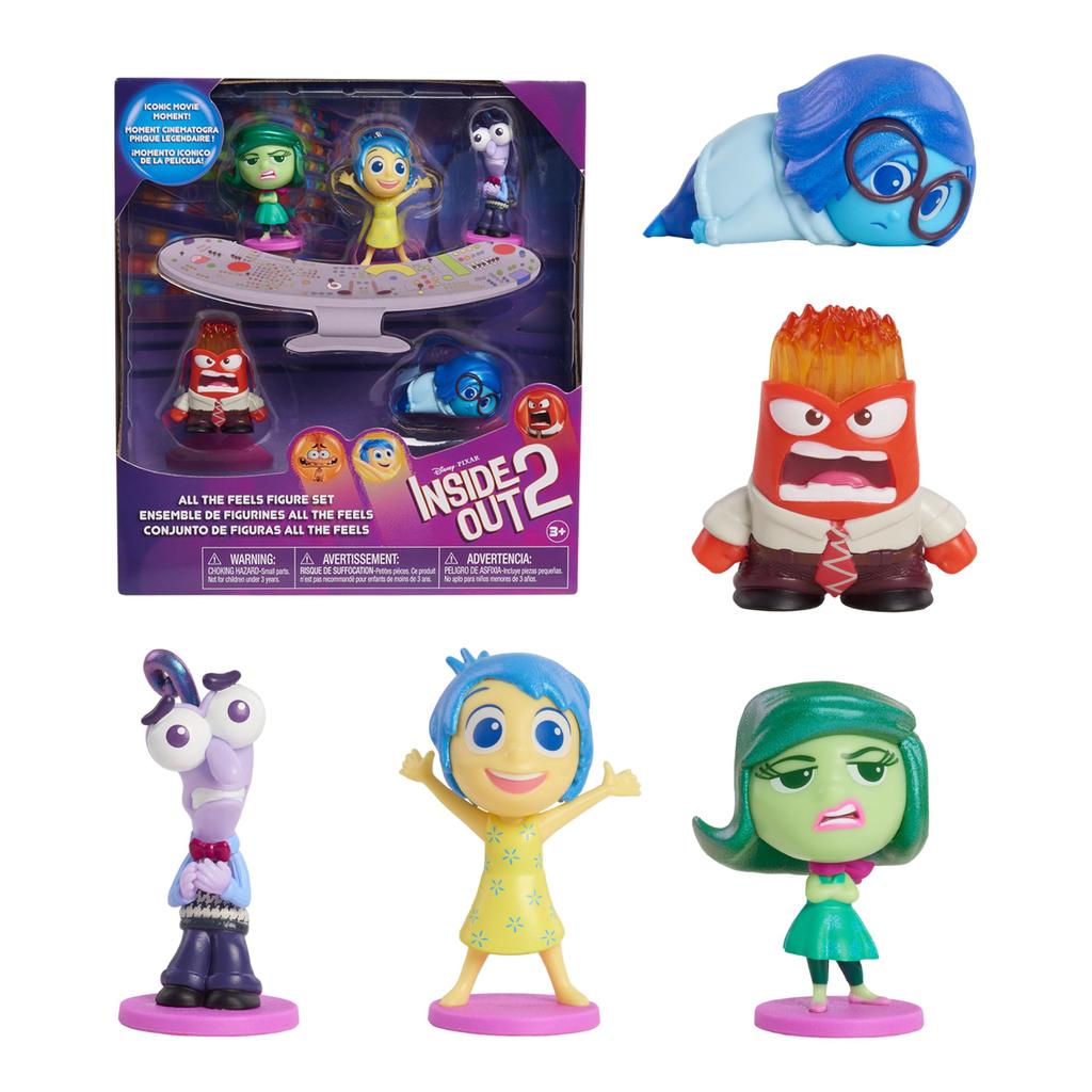 Just Play Disney & Pixar Inside Out 2 All Feels Figure Set, Ages 3 and Up