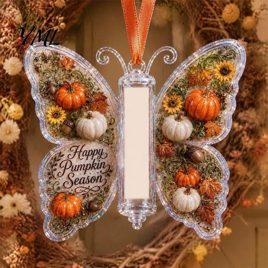 Graduation Money Gift Box Acrylic Butterfly Cash Ornament, Christmas Halloween Holder with Clear Rolled Bill Storage Container Compartment,