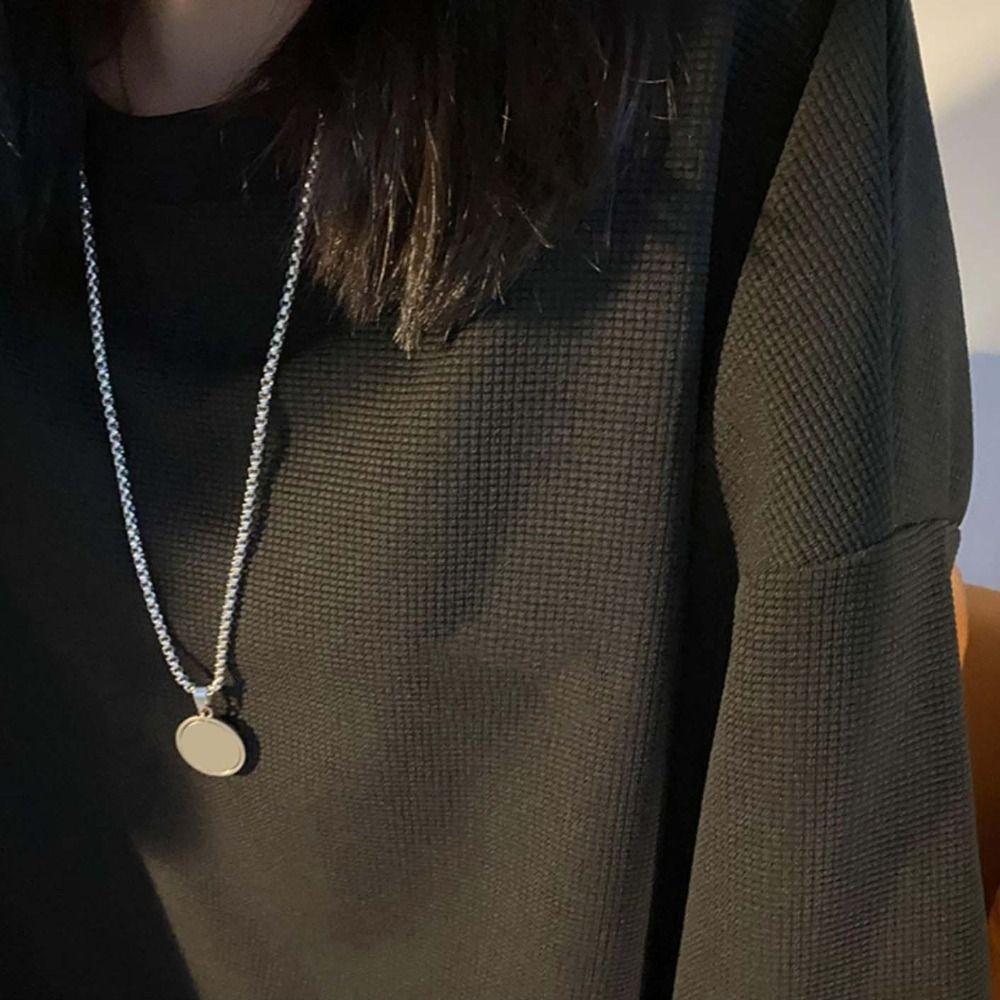 Loose Sweatshirt Women O-Neck Oversized Sweatshirt Harajuku Classic Pullovers Tops Unisex