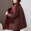 Fashion Woman Winter Coats Plus Size Elegant Loose Thick Warm Long Parkas Female Jacket