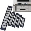 1 Stück Haushalt Lüftungsgitter Wandlüftungsabdeckung Schrankteile 50/60/80mm*150-500mm Aluminium für Schrank DIY Zubehör