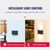 1PC 6 LED Solar Wall Lamp Outdoor Waterproof Balcony Wall Lights for Courtyard Street Landscape Garden Decor Lamp Solar Outdoor Wall Lamp