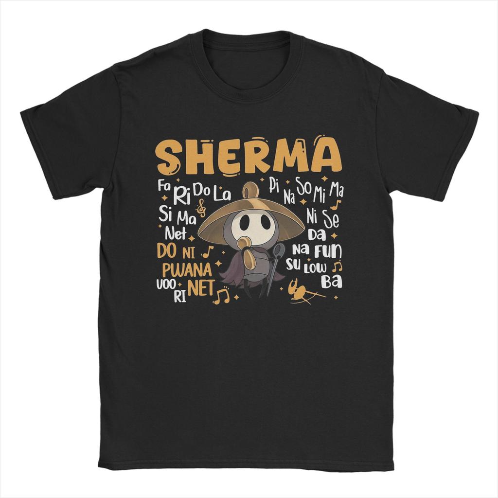 Funny Sherma Silksong Funny Video Game T-Shirts Men Round Neck Pure Cotton T Shirts  Short Sleeve Tee Shirt Plus Size Tops