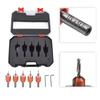 Bit Carrying Case Countersink Drill Bit Portable Total Length Blade Length Uniform Holes Carrying Case Woodworking Tasks Compact