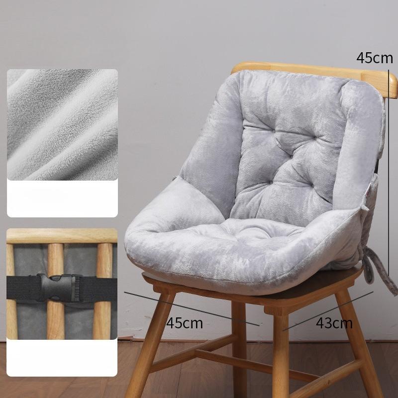 Integrated Office Seat Cushions Backrest Cushion Waist Protection Seat Backrest Cushion Student Dormitory Chair Buttocks Cushion
