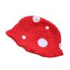 Unique Crocheted Hat Funny Mushroom Crocheted Hat Large Cap for Women Men Picture Props Cap Halloween Party