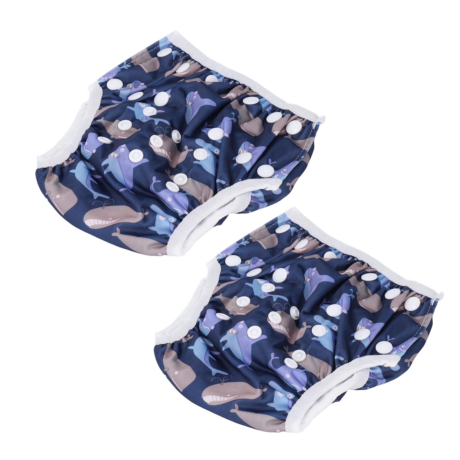 Baby Swim Diaper Pants Waterproof Button Adjustment Brthable Reusable Toddlers Bathing Shower Swim Diaper for Swimming Lesson