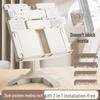 Children's Adjustable Height Reading Stand with Desktop Storage
