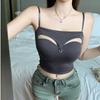 Women's Summer Design Sense Camis Pure Desire Hollow Sexy Top Summer Fashion Women's Tank Tops