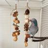 Hangable Bird Beak Grinding and Entertainment Molar Toy Nature Wood and Food Grade Dyes Enhances Bird Molar Health