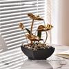 Cross-Border Iron Art Water Fountain Desktop Ornament - Creative Home Decoration