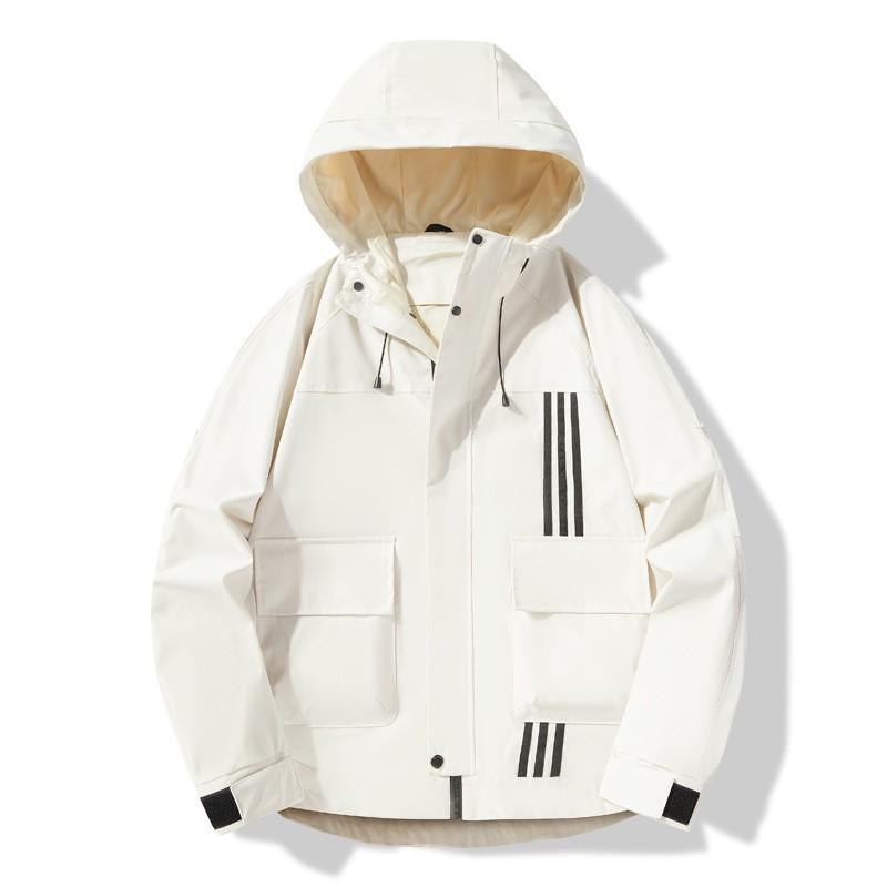Unisex Hooded Outdoor Windbreaker Jacket Lightweight Waterproof Breathable Trail Hiking Camping Raincoat Men Women