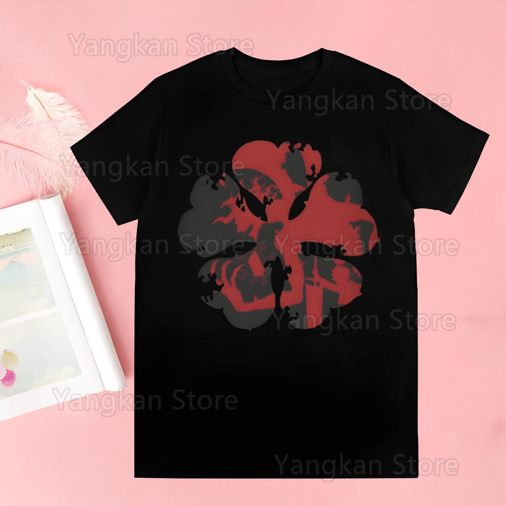 Black Clover Anime Manga Asta Yuno Trička Letní Ležérní Vintage O-výstřih Nadměrná Velikost Oblečení pro Pár Streetwear Y2k Topy