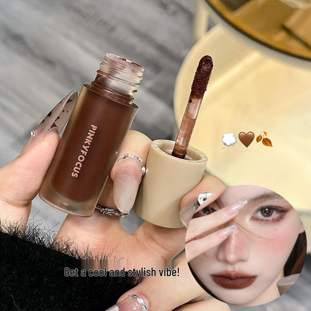 PINKYFOCUS Mist Dusk Matte Velvet Lip Glaze Set - Autumn/Winter Collection