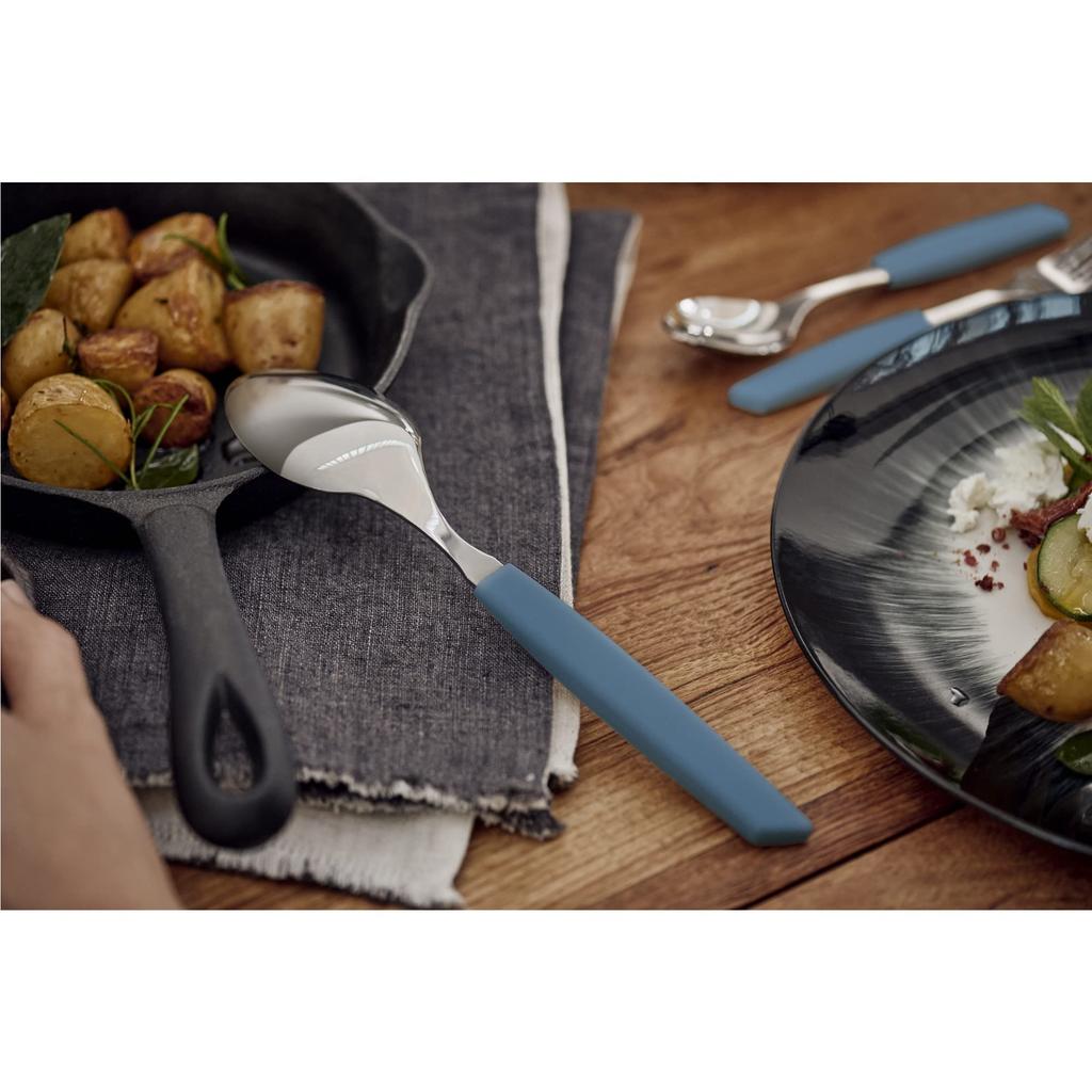 VICTORINOX Cutlery Table Steak and 24 Spoons Elegant Ergonomic Table Set to Decorate Your Dining Dishwasher Swiss Modern Set, Fork, Knife, Set,