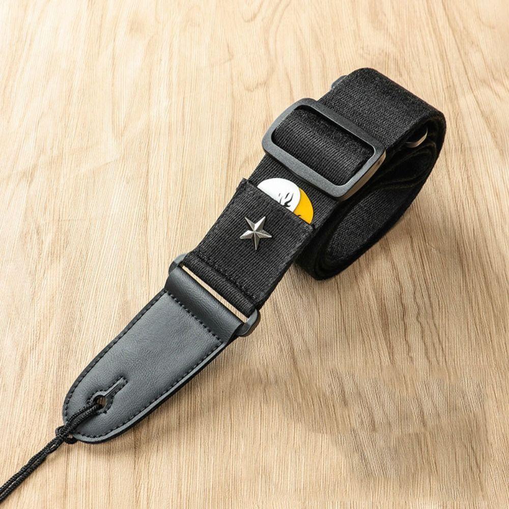 Acoustic Folk Guitarra Cross Bass Strap Guitar Belts Guitar Shoulder Belt Guitar Strap Ends Strap