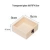 In-Stock Wooden Box with Glass Lid: Transparent Insect Display, Mining Ore, & Children's Gift Box