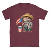 Men T-Shirt Bad Bunny Puerto Rico Coqui Frog Boricua Puerto Rican Flag Taino Pure Cotton Tee Shirt Short Sleeve T Shirt Clothes