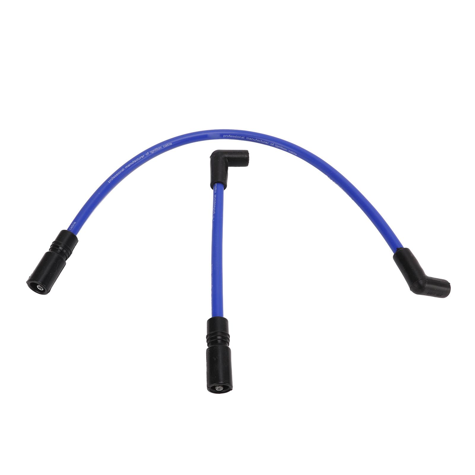 

2 шт. Провод зажигания свечи зажигания 409RD Кабель свечи зажигания Аксессуары для мотоциклов FXDF FXDL FXDLS