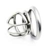 Small Penis Lock Male Steel Cock Cage Chastity Device Penis Ring Erotic Metal Bondage Husband Loyalty Sex Toys For Men