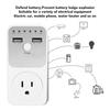 Electronic Dual USB Ports Timer 6H 2 USB Ports Countdown Timer USPlug 1800W Time Controller Switch Home Appliances