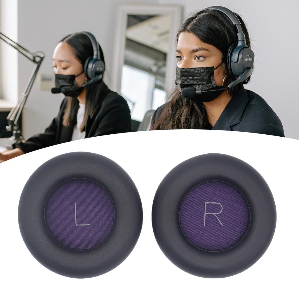 1Set Breathable Protein Leather Ear Pads Cushion Earpad for Plantronics BackBeat Pro Comfortable Headphone Sleeve