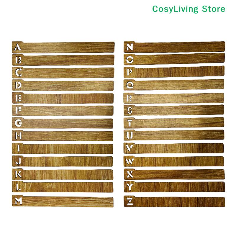 26Pcs Vinyl Record Divider Card Sort Alphabetically A-Z Clear LP Record Collection Label Simple Shelf Storage Vinyl Record