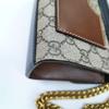 [Pre-Owned] Padlock Moonlight Treasure Box Series Metal Lock Logo Canvas And Leather Crossbody Bag Small - Very Good #1QEL3AF