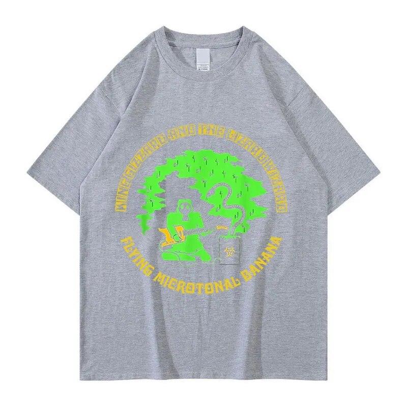 King Gizzard and The Lizard Wizard TShirt Rock Band Retro Hip Hop T-shirt Unisex WoUnisex Fashion Cotton Oversized T Shirts Streetwear