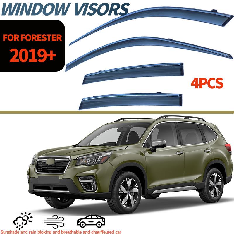 Подходит для Subaru Forester козырьки на окна Forester 2019 Дефлекторы окон армия зеленый