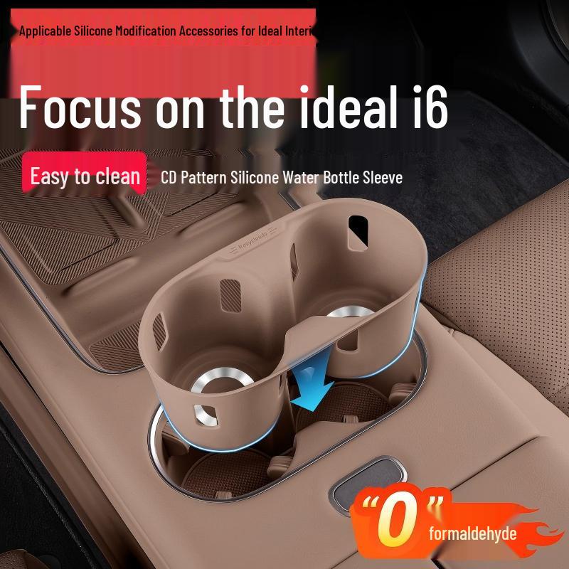 Ideal i6/i8 Front Drain Cup Holder Anti-slip Pad Car Interior Decoration Accessory