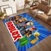 Rolling Blocks Adventure Square Rugs Are a Great Choice for Living Rooms, Bedrooms, Home Décor, and As Gifts.