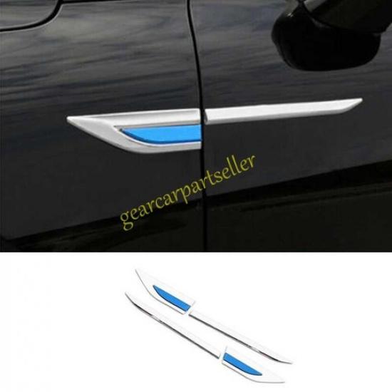 Для Kia K5 Optima 21-2024 Хромированная Сталь Боковое Крыло Воздухозаборник Вентиляционное Отверстие Накладка