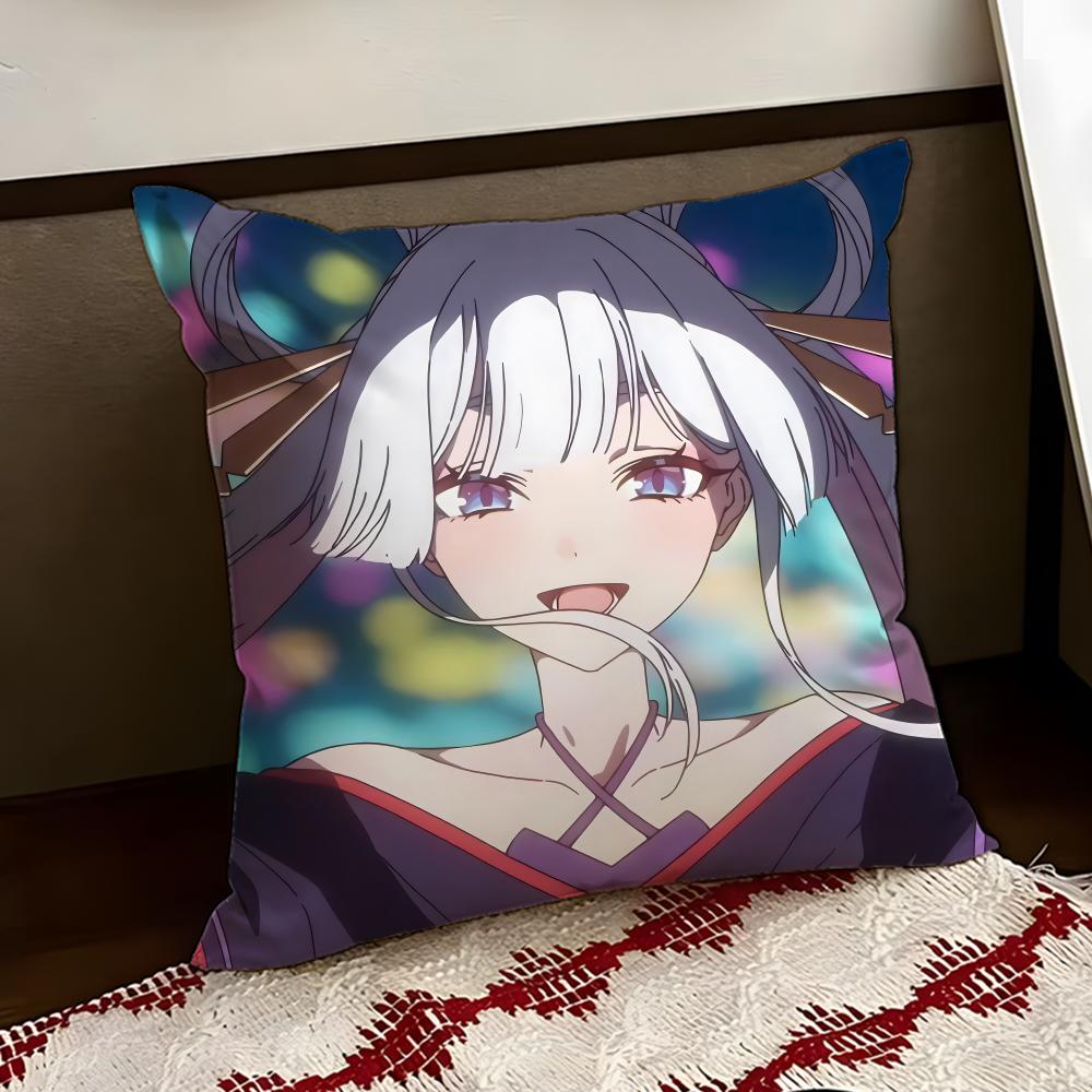 Anime CCosmic Princess Kaguya Cushion Cover Reversible Soft Durable Pillow Cover Home  Car MultiScene Use for Daily Comfort