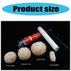 PVA Mesh Baits Bags with Funnel and Plunger Carp Fishing Mesh Water Dissolving PVA Narrow Mesh Tube Net Enduring