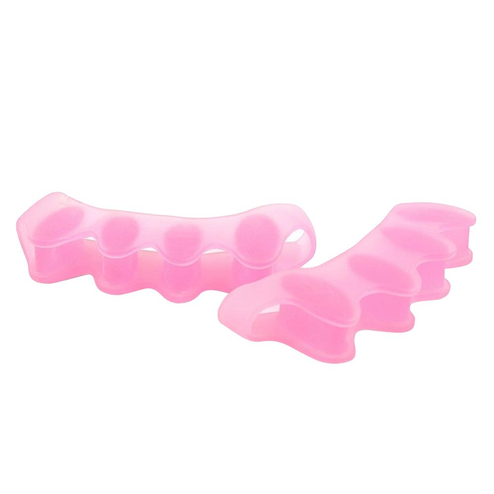 1Pair Silicone Toe Protector Finger Toe Separator Bunion Corrector Foot Stretchers Straightener Protector Pain Relief Foot Care