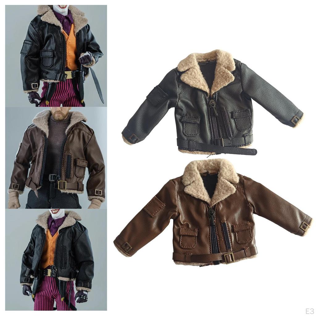 1/12 Male Action Figure Jacket for 6 Inch Dolls, Accessory Figures