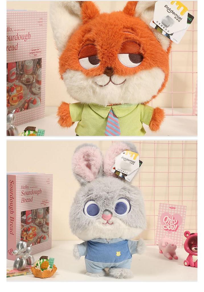 Disney Zootopia Officer Judy, Nick & Flash Plush Toys