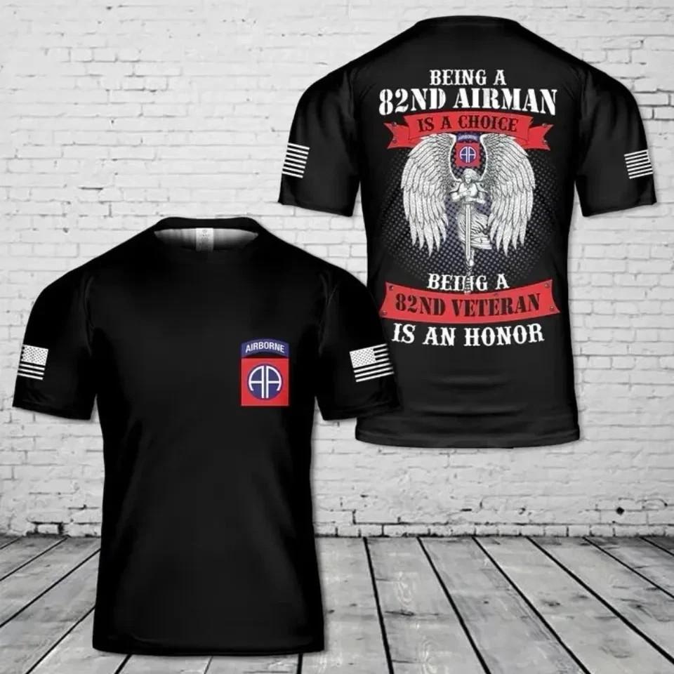 82nd Airborne Veteran T-Shirt 3D XL