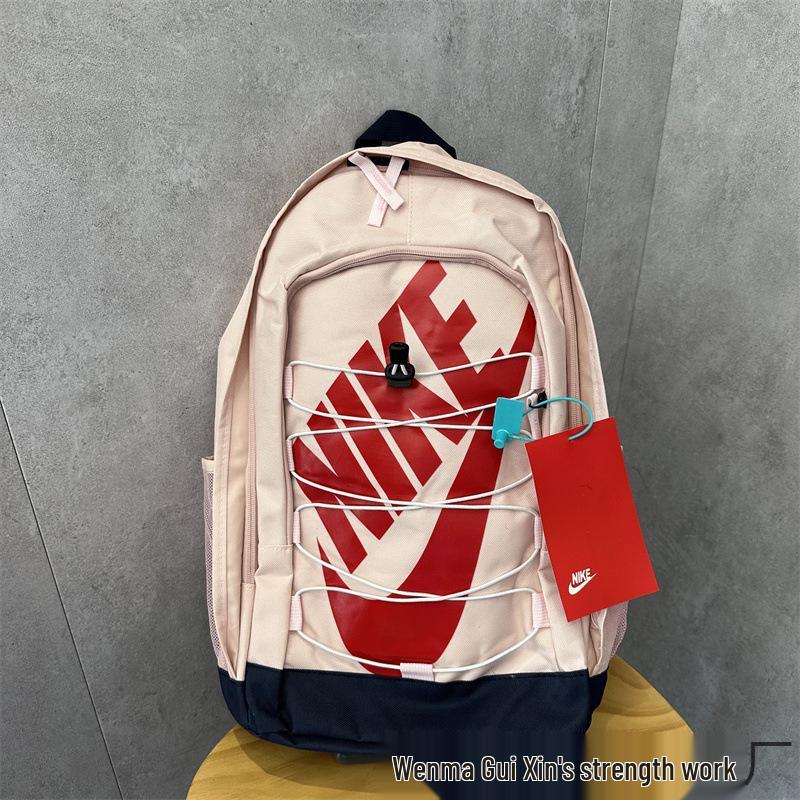 Rucsac Unisex de Mare Capacitate pentru Studenți - Alb