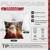 1pcs Christmas Theme Pillowcase Square Bedroom Cushion Covers Zipper Living Soft Home Comfortable Decor 45x45cm