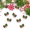 Festive Christmas Tree Bows 10pcs Red and Green Sturdy and Long Lasting