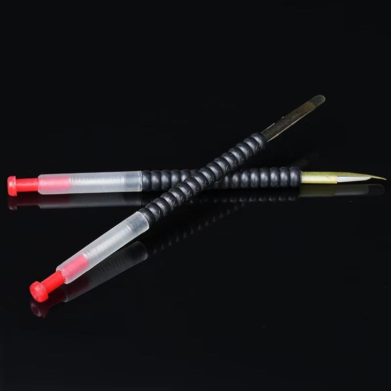 2Pcs Queen Bee Larvae Transfer Needle Spring Retractable Grafting Plastic Tools Beekeeping Queen Bee Beekeeper Equipment