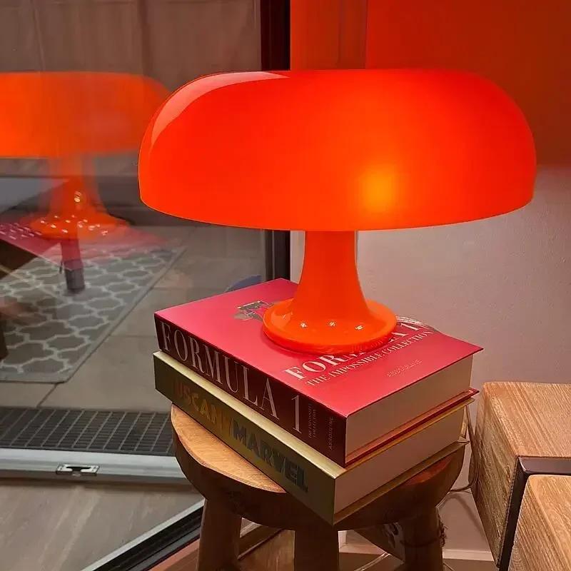 New Led Mushroom Table Lamp 3-color Dimming for Hotel Bedroom Bedside Living Room Decoration Lighting Modern Minimalist Creative