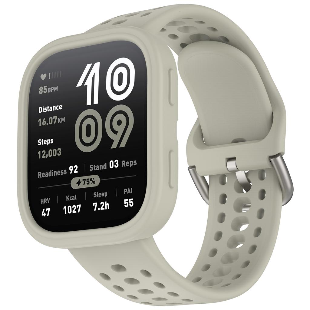 Armband+Gehäuse für amazfit bip 6 Uhrenarmband Ersatzband Armband Silikon Sport correa Armband+Abdeckung amazfit bip 6 Zubehör